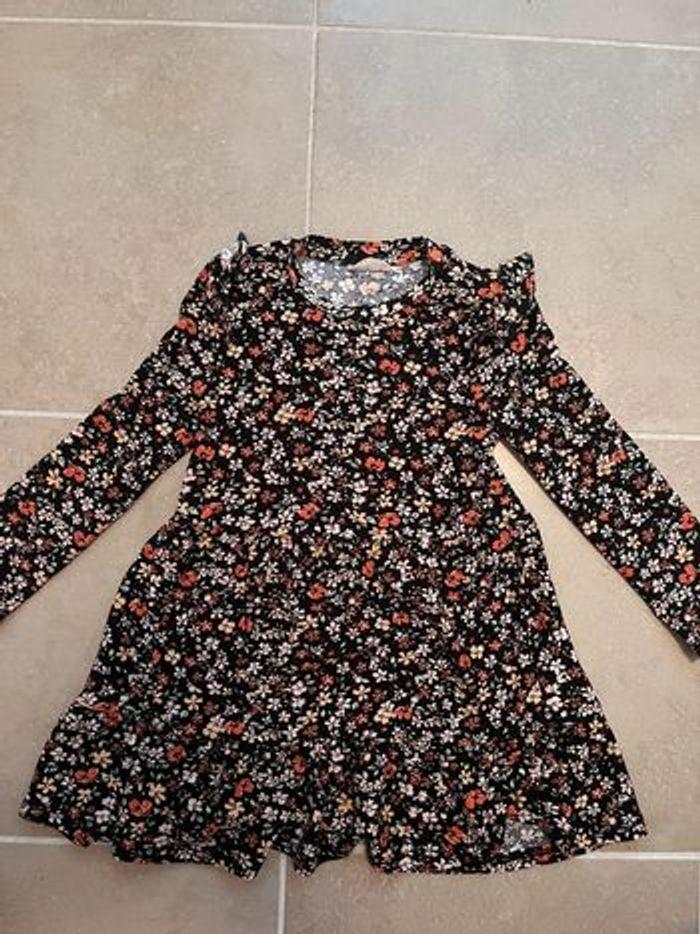 Robe fluide motif floral 3/4 ans - photo numéro 1