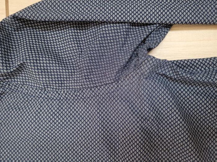 Chemise bleue à motif - photo numéro 3