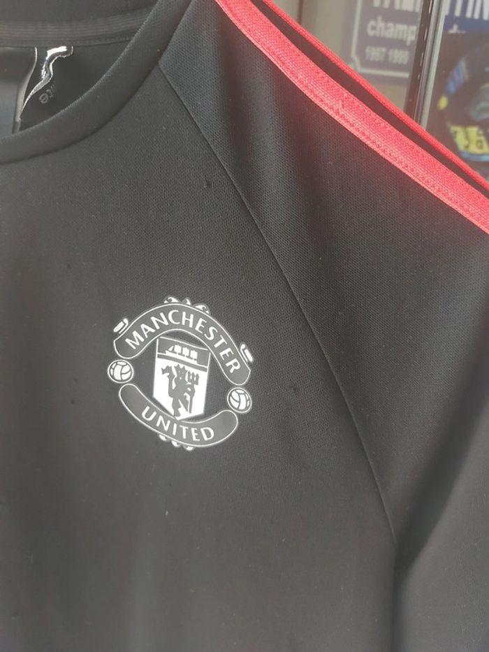 Maillot foot manchester united adidas noir - photo numéro 3