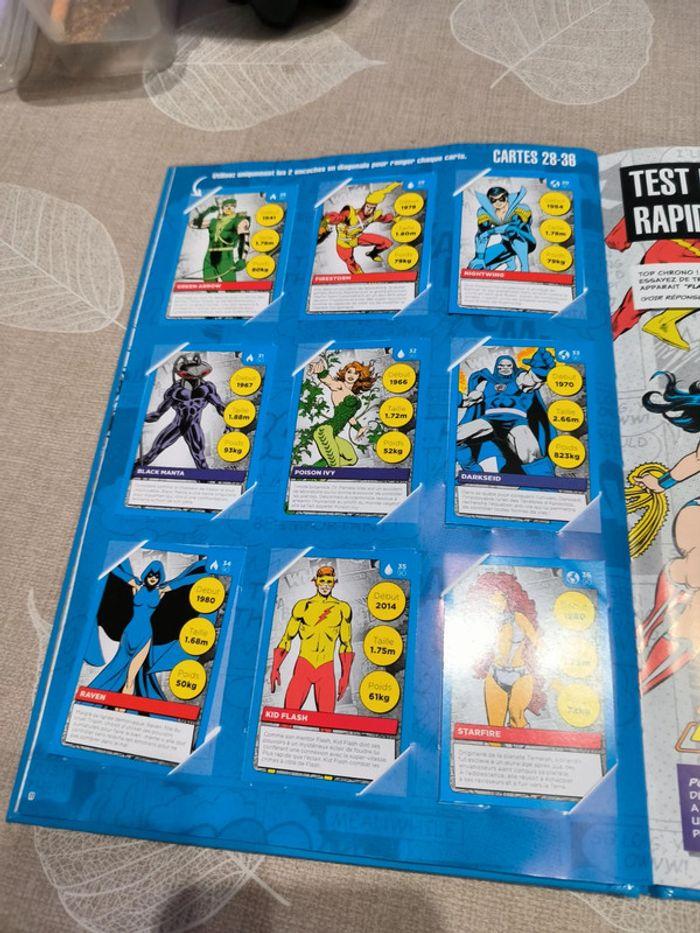 2022 Marvel Livre album de collection de cartes Marvel auchan DC Comics - photo numéro 5