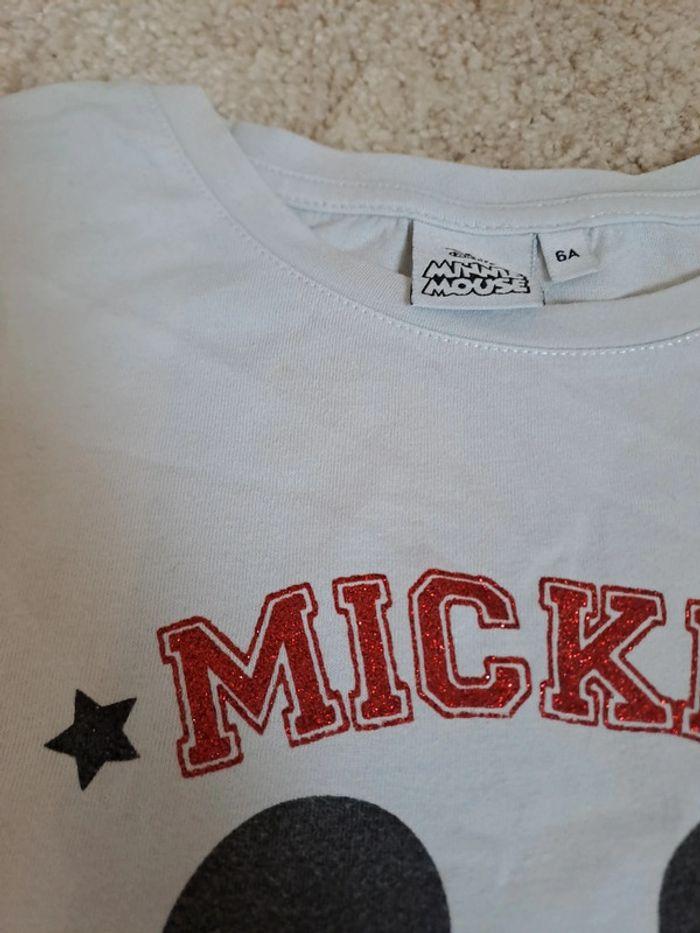 T-shirt manches longues Mickey Disney 6 ans - photo numéro 2