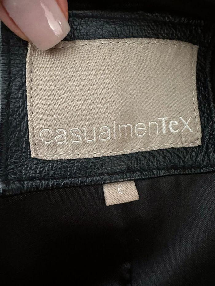 Veste en cuir véritable noire CasualmenTex T6 2XL/3XL - photo numéro 9