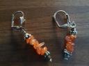 Boucle d'oreilles oranges