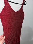 Magnifique robe rouge bordeaux taille 3