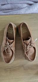 Chaussures daim marron