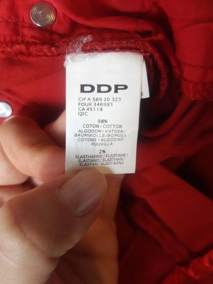 Pantalon DDP femme couleur rouge Noël taille S 36 - photo numéro 12