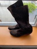 Bottes en cuir marron taille 38 Ligella shoes neuves