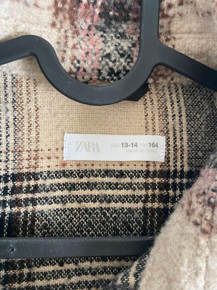 veste à carreaux zara - photo numéro 6