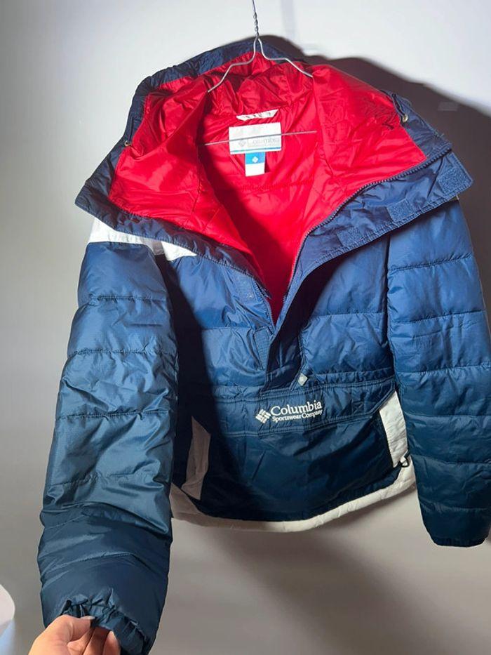 Veste d'hiver à enfiler Columbia homme bleu blanc rouge - photo numéro 6