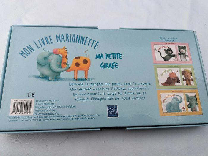 2 livres la marionnette mon petit girafon et mon petit chien en très bon état - photo numéro 3