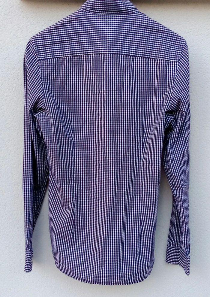 Chemise manches longues à carreaux Galeries Lafayette taille 37/38 ou S - photo numéro 9