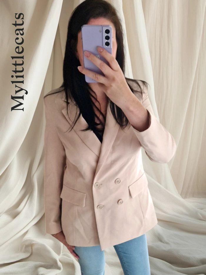 Veste blazer beige - photo numéro 1