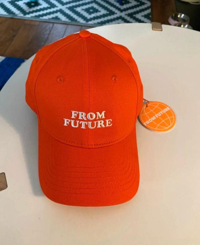 Casquette orange neuve From Future - photo numéro 1