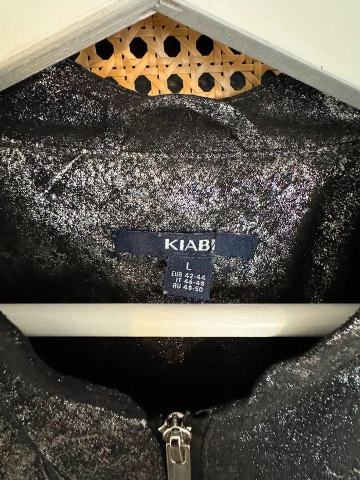 Blouson léger argenté Kiabi L - photo numéro 8