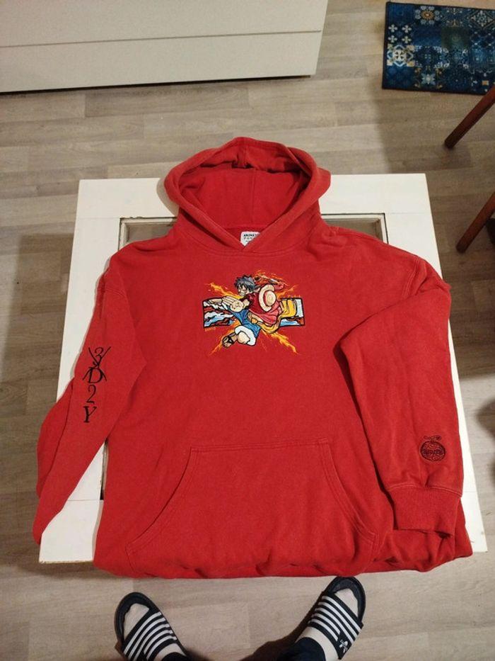 Sweat capuche one piece Luffy XL - photo numéro 1