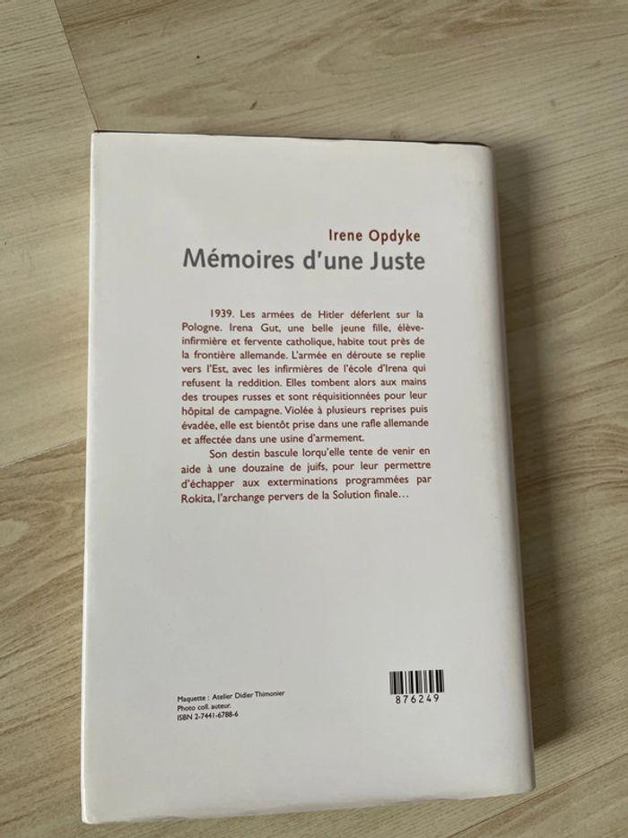 Mémoires d’une Juste - photo numéro 2