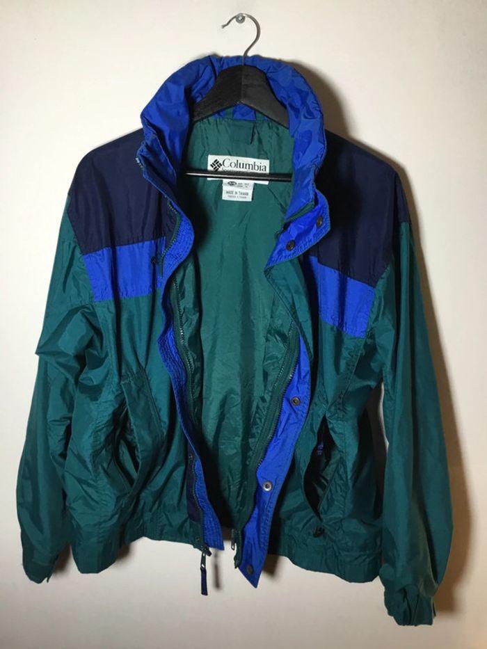 Blouson coupe-vent léger imperméable pour garçon Columbia vert foncé taille 14/16 ans 103 - photo numéro 2