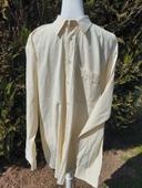 Chemise jaune pâle Pierre Cardin taille 44