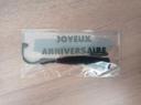 Marque page transparent joyeux anniversaire