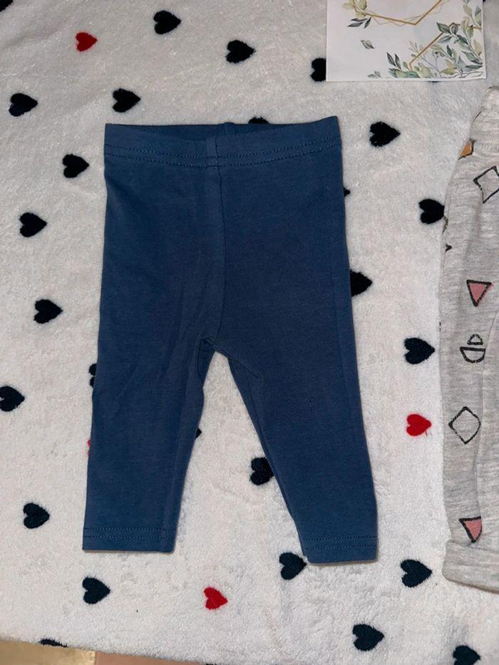 Lot 2 legging et jogging 3mois fille kiabi - photo numéro 3