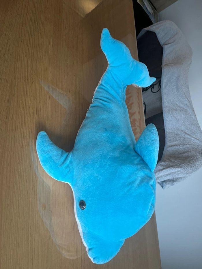 Peluche dauphin, 60 cm de long - photo numéro 1