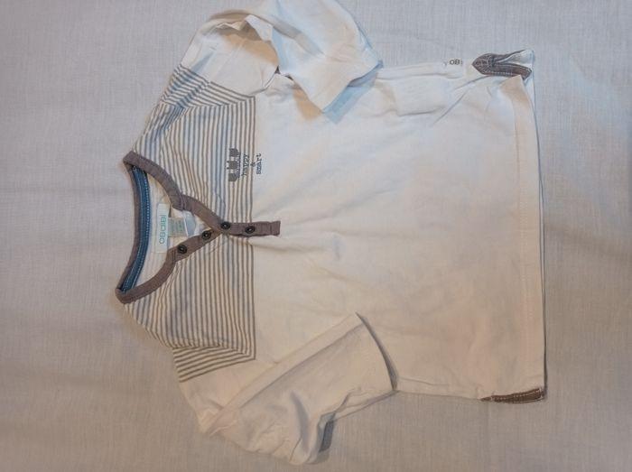 Lot 8 t-shirts manches longues diverses marques taille 12 mois - photo numéro 2