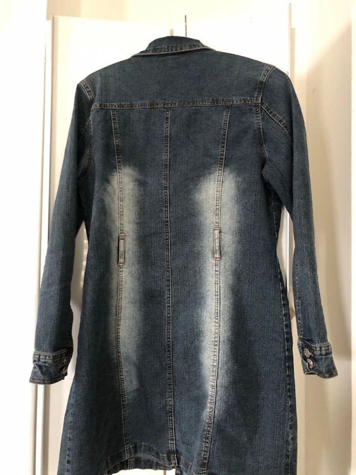 Veste jean délavé . Taille 38 - photo numéro 7