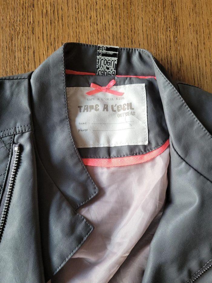 Veste en cuir 3 ans - photo numéro 2