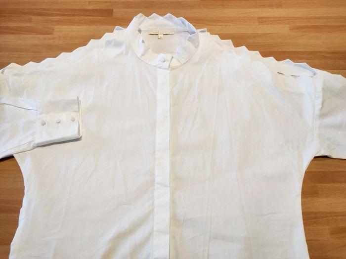 Chemise blanche Zig Zag Maje t.3, t.l/40, comme neuve - photo numéro 5