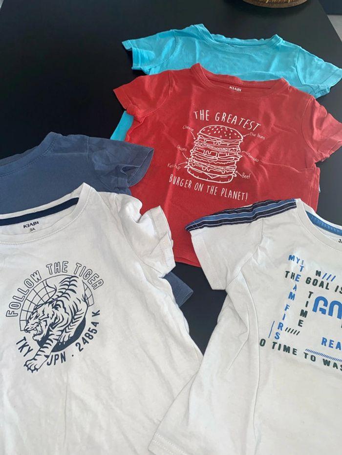 Lot de 5 t-shirt manche courte garçon 3ans - photo numéro 5