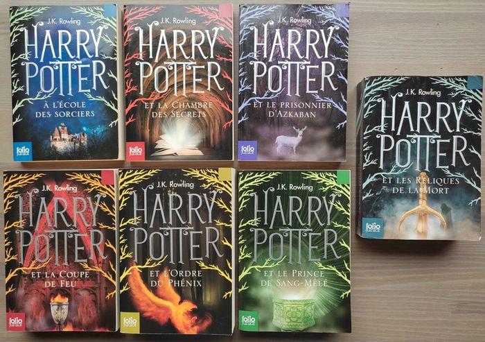 Collection 7 tomes Harry Potter - folio junior poche - photo numéro 1