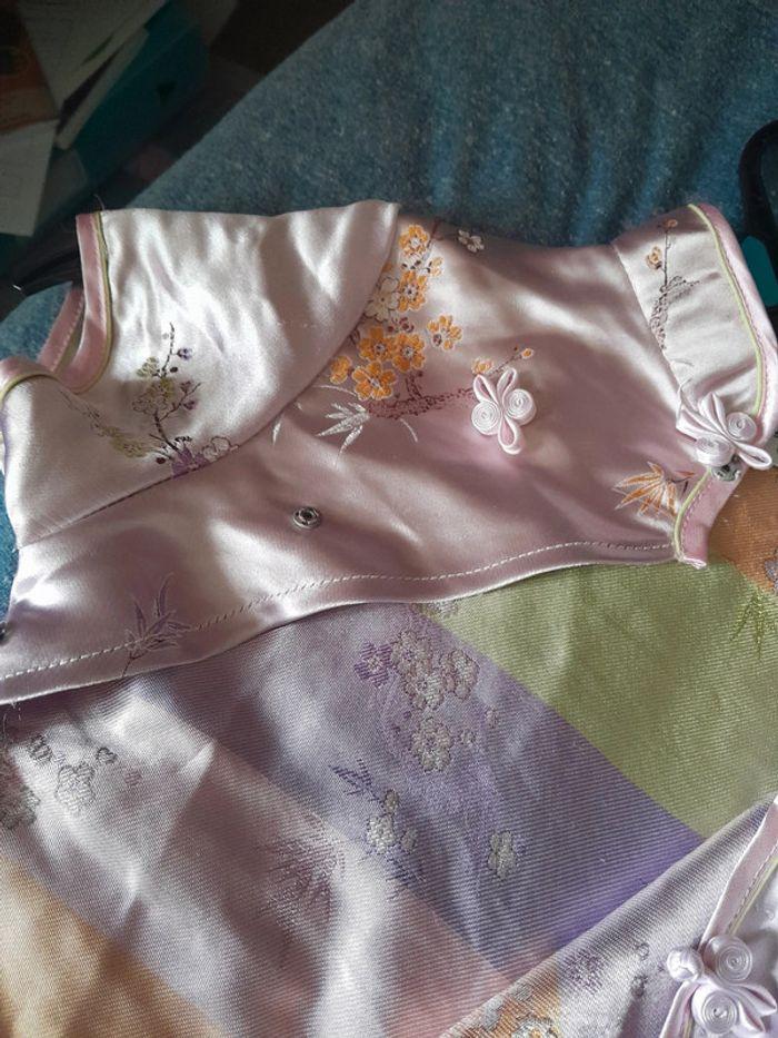 Déguisement Robe japonaise rose 8 ans - photo numéro 7