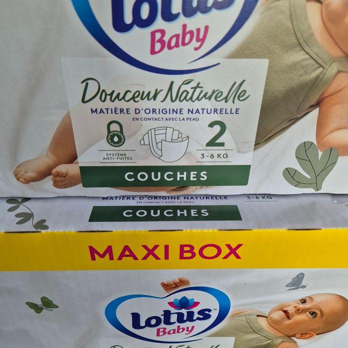 Lot 2 cartons Lotus Baby Taille 2 : 180 Couches - photo numéro 4