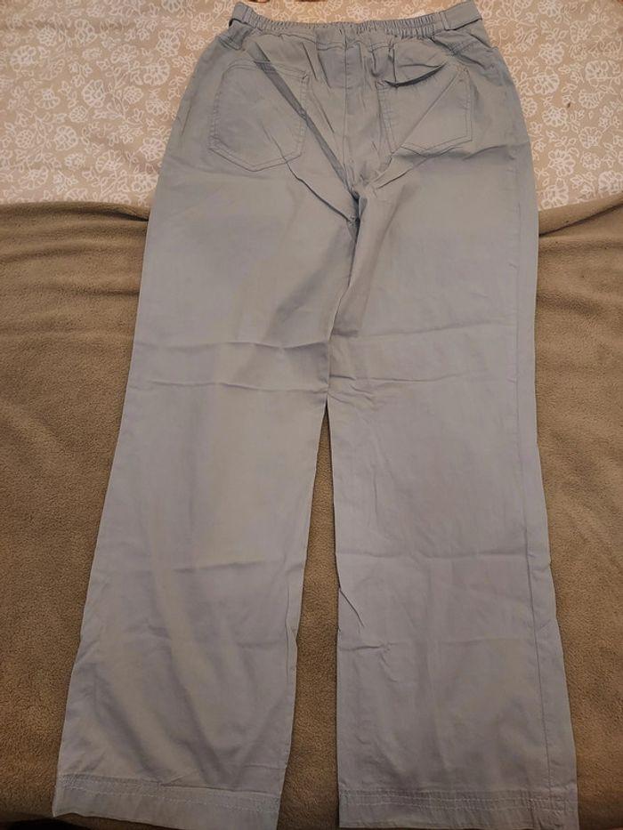 Pantalon de grossesse bleu ciel - photo numéro 1