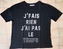 Maillot MC noir "Pull&Bear" T.S