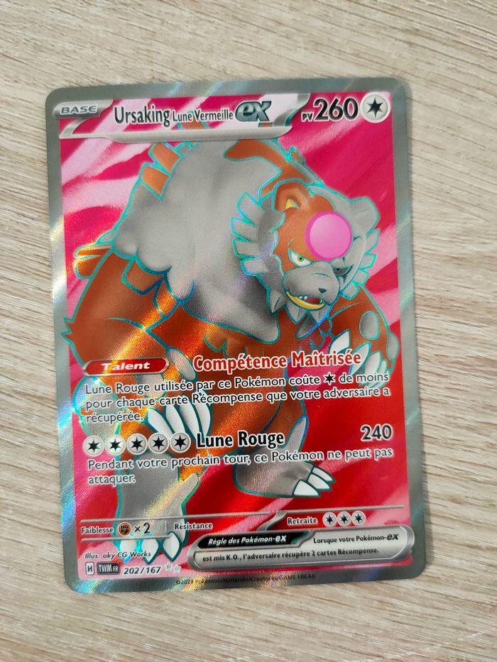 202/167 Ursaking Lune Vermeille EX (Full Art) - photo numéro 1