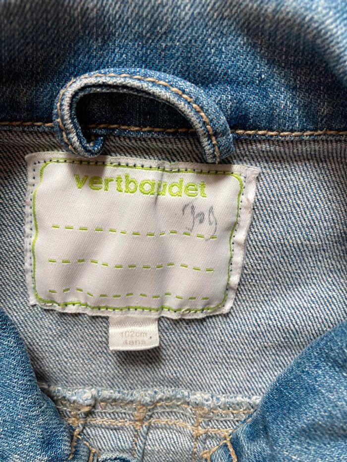 Veste en jean vertbaudet 4 ans - photo numéro 2