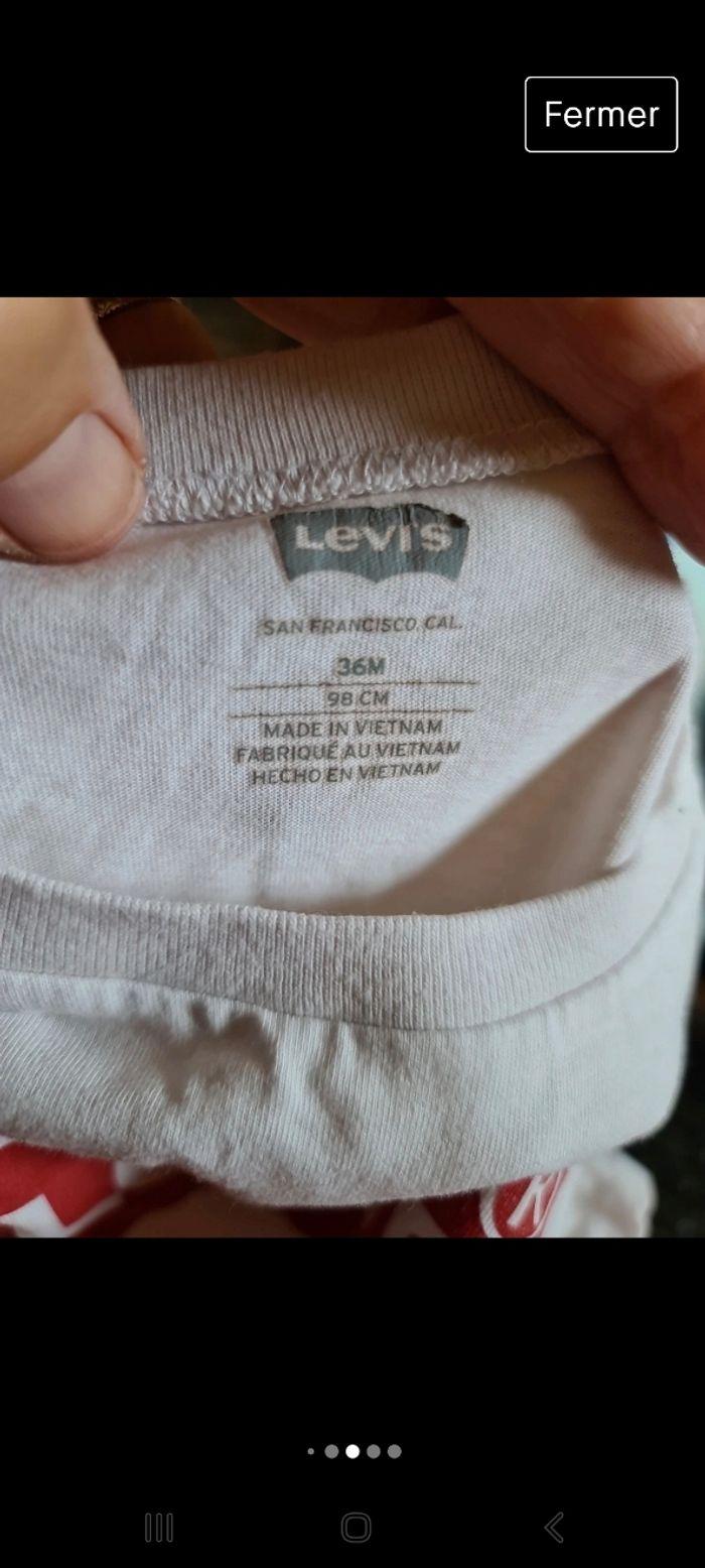 T-shirt Levi's taille 3 ans - photo numéro 4