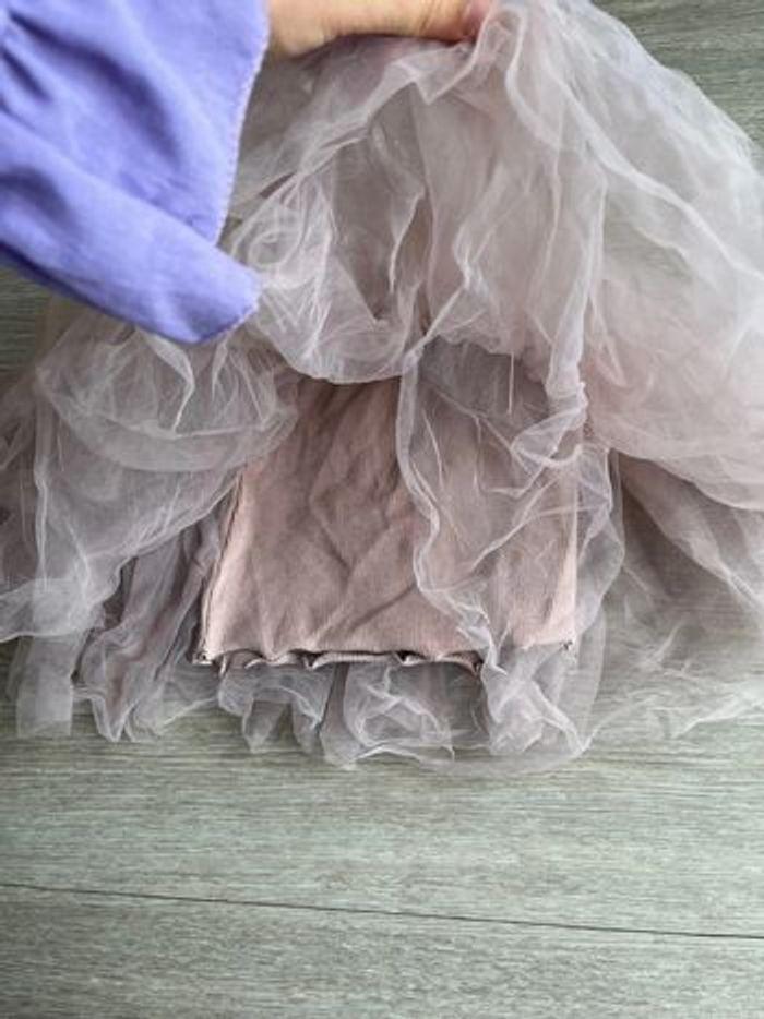 Robe avec tulle vieux rose 90 cm (12 mois) - photo numéro 2