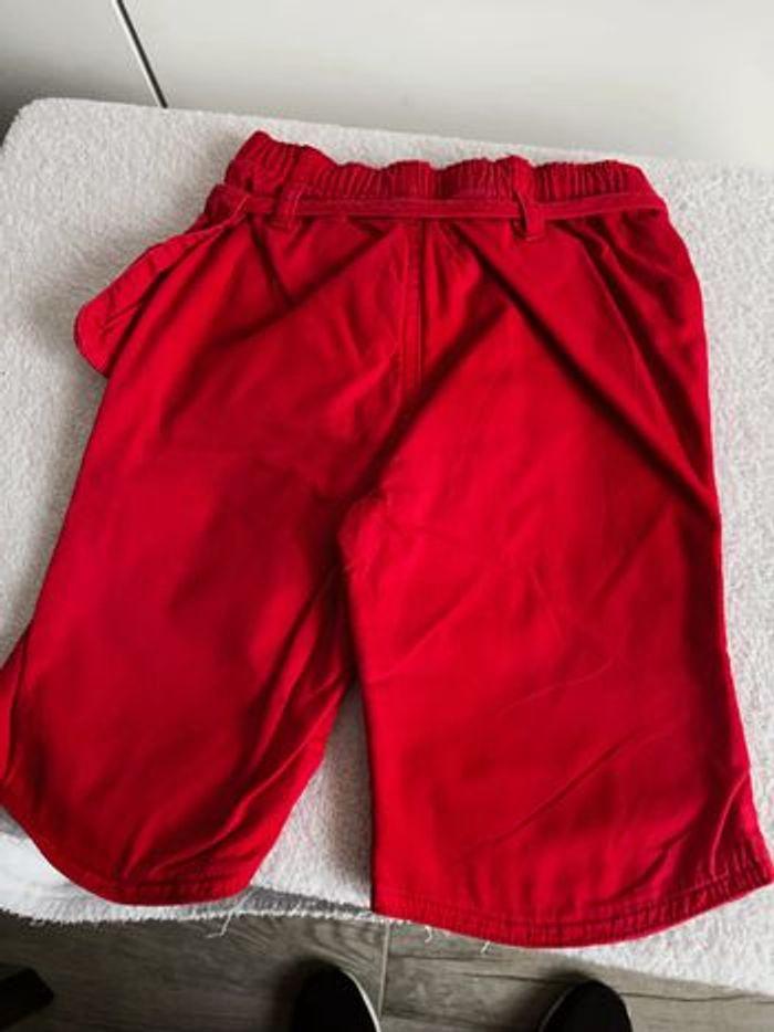 pantalon fille rouge 6 mois - photo numéro 2