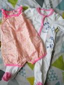 Lot de 2 pyjamma/combishort neuf