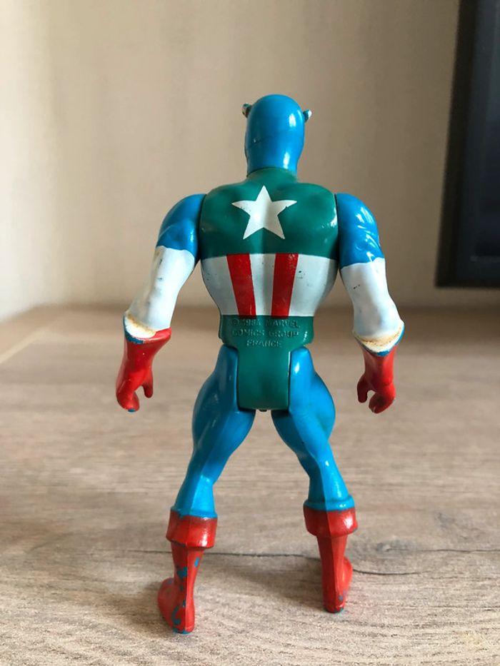 Figurine vintage Marvel secret wars 1984 France capitaine america - photo numéro 2