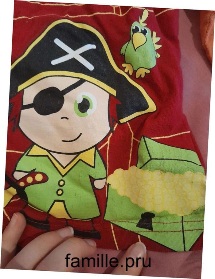 T-shirt manche longue pirate 4 ans - photo numéro 5