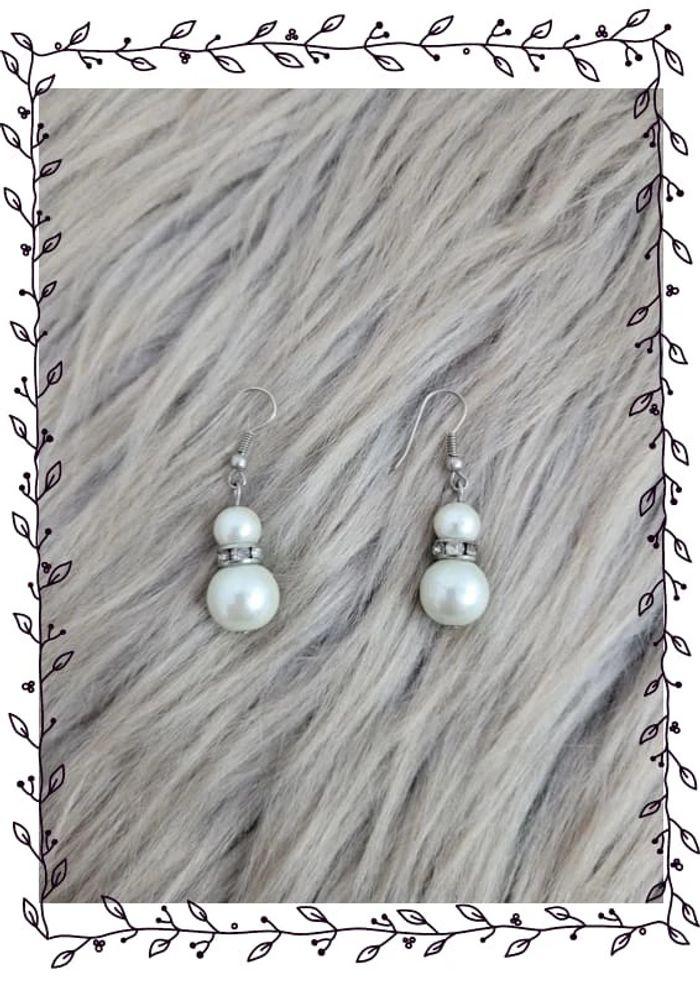 Jolies boucles d'oreilles perle - photo numéro 1