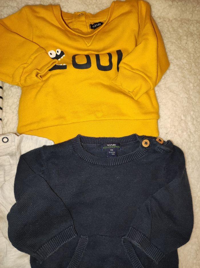 Lot de 4 sweats bébé 3 mois - photo numéro 1