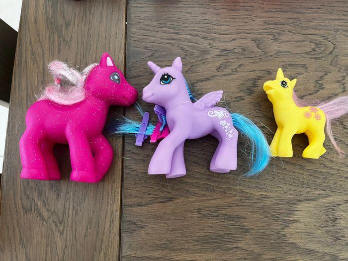 Lot de 10 poneys en plastique - photo numéro 3