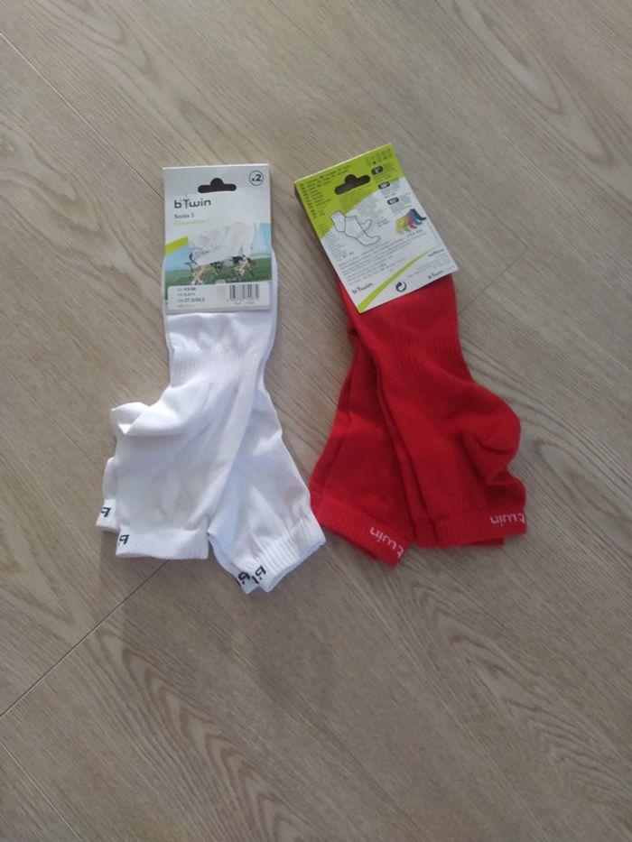 2 lots de 2 chaussettes Btwin