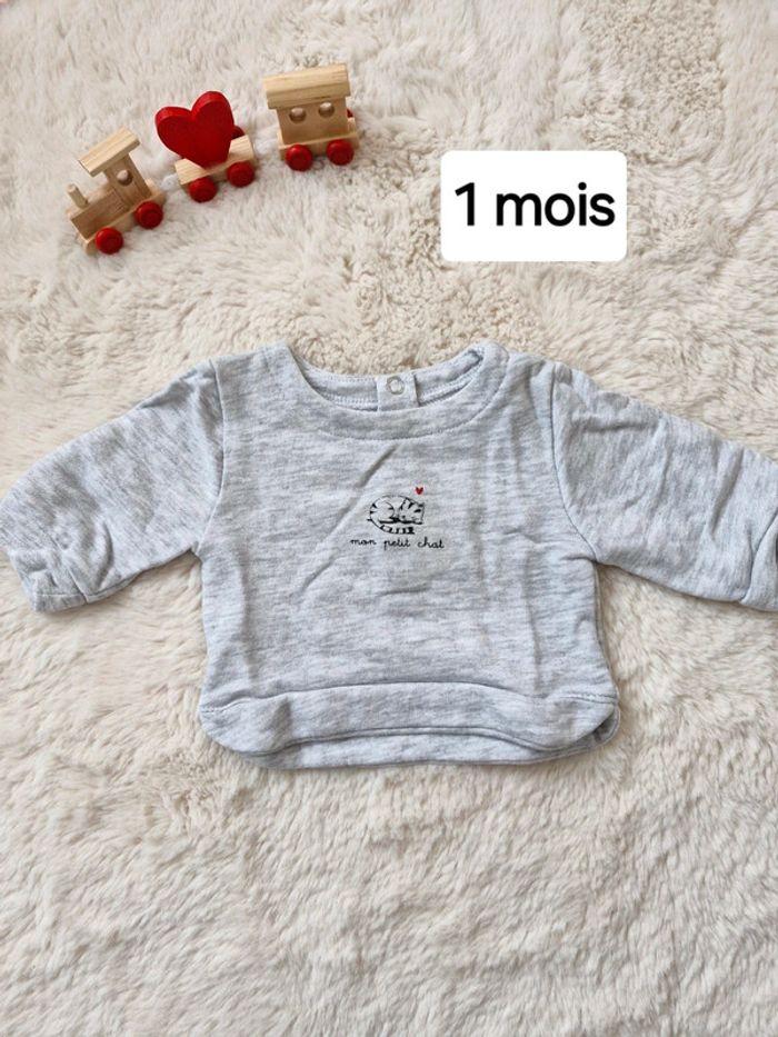 Pull gris - photo numéro 1