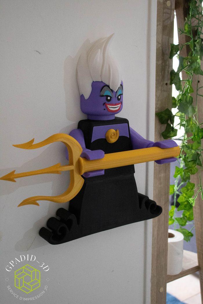 Dévidoir de papier toilette ou simple décoration murale dans un style Lego disney - photo numéro 4