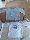 Lot de 2 t-shirts manches longues